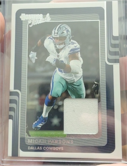 2025 Panini Donruss Threads #DTH-MPS Micah Parsons — front