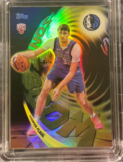 2025-26 Topps Sonic Boom #SB-18 Cooper Flagg — front