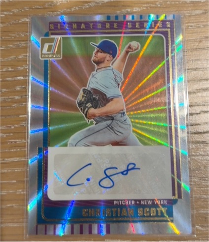 2025 Donruss #SG-CST Christian Scott Signature Series — front