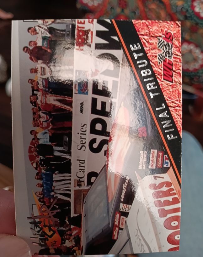 1994 Wheels High Gear #100 Davey Allison, Alan Kuwicki Final Tribute — front