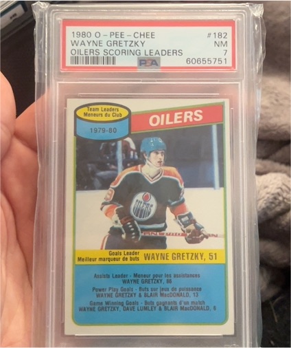 1980-81 O-Pee-Chee #182 Wayne Gretzky Oilers Scoring Leaders — front