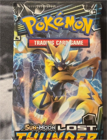 2017 Pokémon Sun & Moon Lost Thunder Booster Pack — front