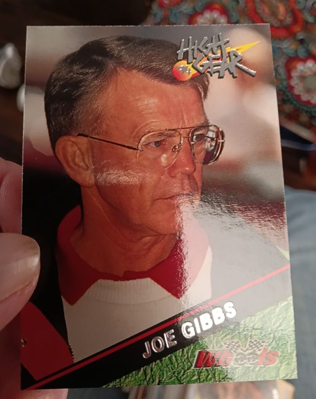1994 Wheels High Gear #158 Joe Gibbs — front