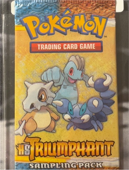 2007 Pokemon HS Triumphant Sampling Pack — front