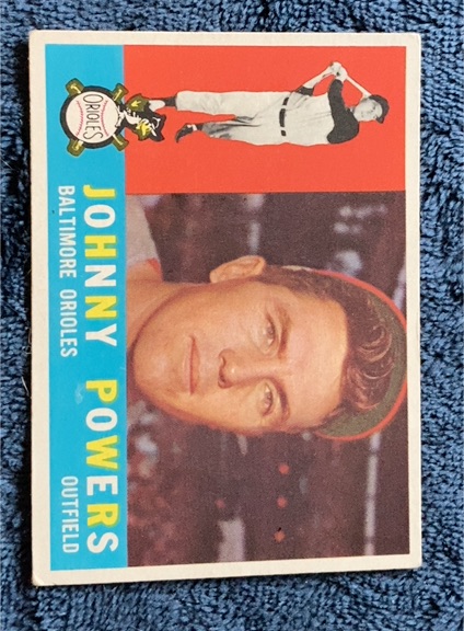 1960 Topps #422 Johnny Powers — front