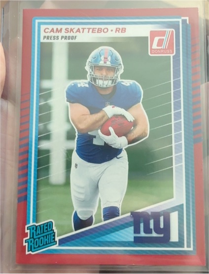 2025 Donruss #302 Cam Skattebo — front