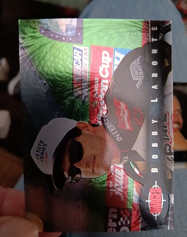 1999 Press Pass VIP Head Gear Bobby Labonte — front