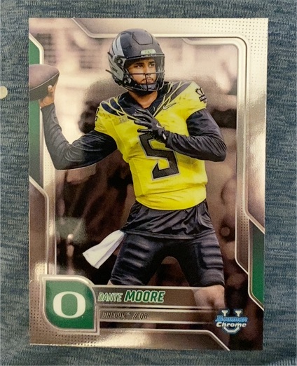 2025 Bowman Chrome University #137 Dante Moore — front