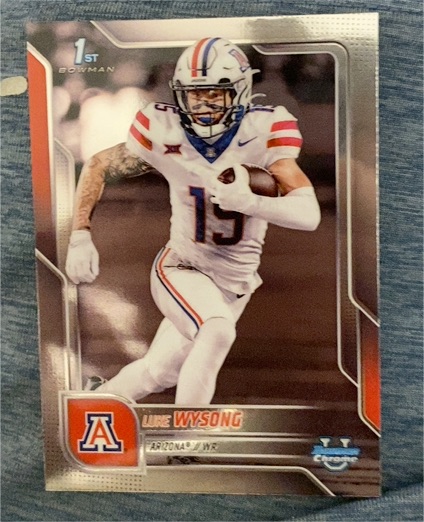 2025 Bowman University Chrome #49 Luke Wysong — front