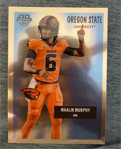 2025 Bowman University Chrome #55AV-14 Maalik Murphy — front