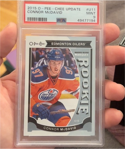 2015 O-Pee-Chee Update #U11 Connor McDavid — front