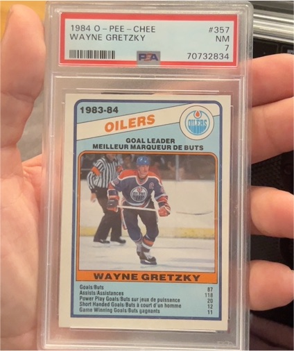 1984 O-Pee-Chee #357 Wayne Gretzky — front