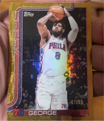 2025-26 Topps Basketball #23 Paul George — front