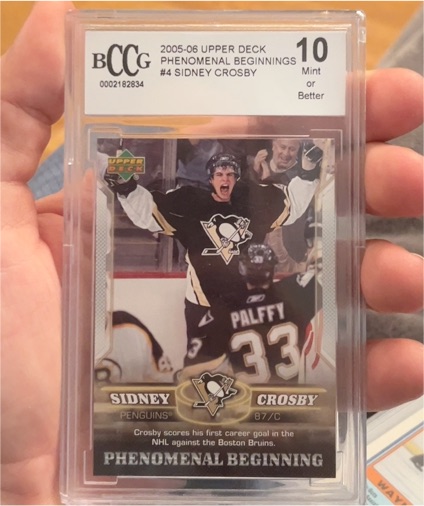 2005-06 Upper Deck Phenomenal Beginning #4 Sidney Crosby — front