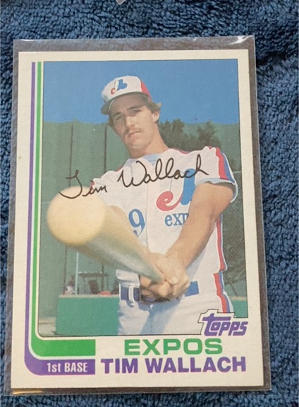 1982 Topps #191 Tim Wallach — front
