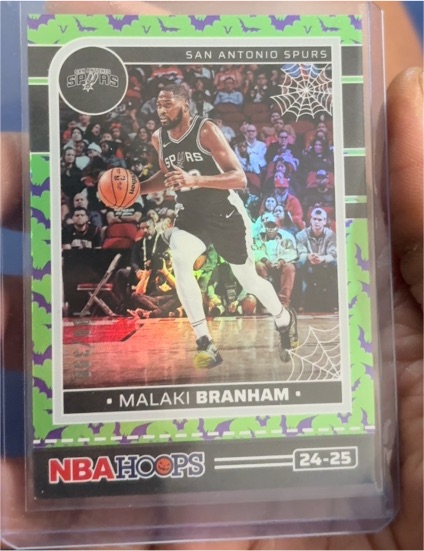 2024-25 Panini NBA Hoops Haunted Hoops #24-25 Malaki Branham — front