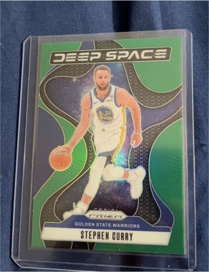 2024-25 Panini Prizm Deep Space #10 Stephen Curry — front