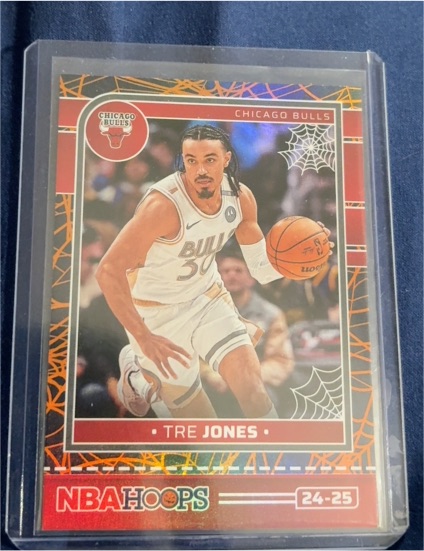 2024-25 Panini NBA Hoops Haunted Hoops #24-25 Tre Jones — front