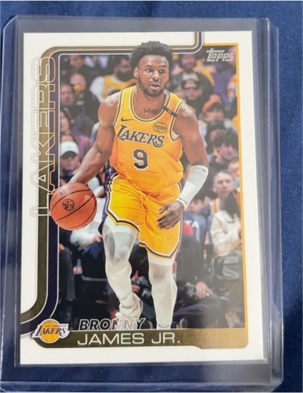 2025-26 Topps #152 Bronny James Jr. — front