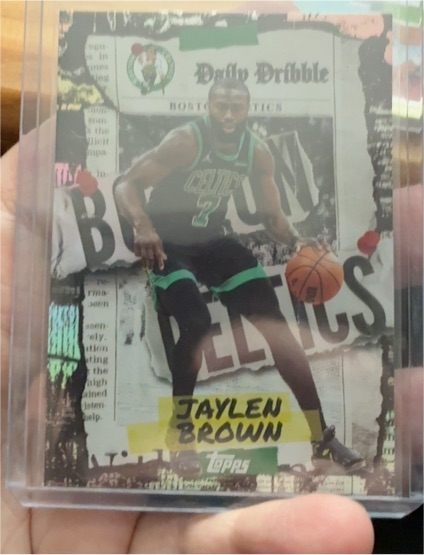 2025-26 Topps #DD-15 Jaylen Brown Daily Dribble — front