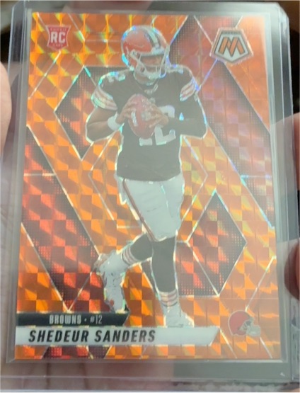 2025 Panini Mosaic #12 Shedeur Sanders — front