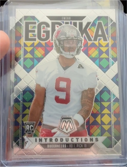 2025 Panini Mosaic #1 Emeka Egbuka Introductions Rookie — front