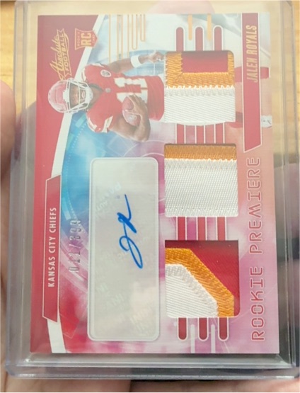 2025 Panini Absolute Rookie Premiere #RPM-JRS Jalen Royals — front