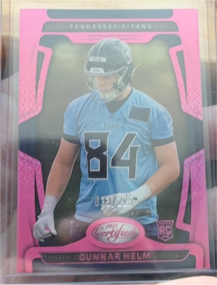 2025 Panini Certified #84 Gunnar Helm — front