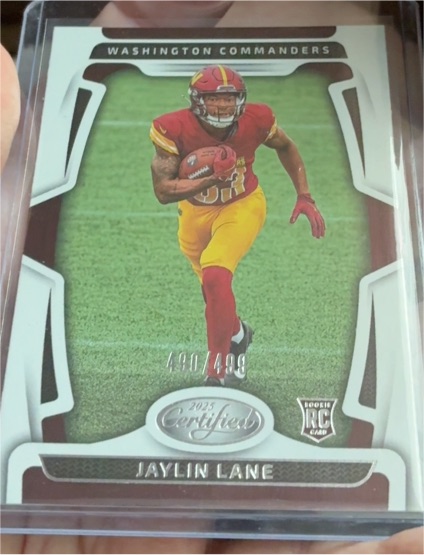 2025 Panini Certified #490 Jaylin Lane — front