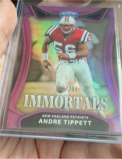 2025 Panini Certified Immortals #Andre Tippett — front