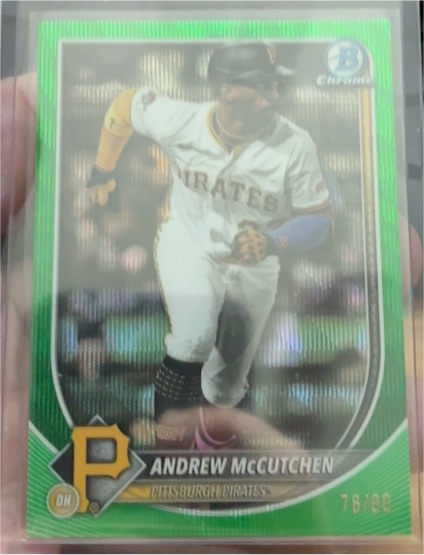 2025 Bowman Chrome #24 Andrew McCutchen — front