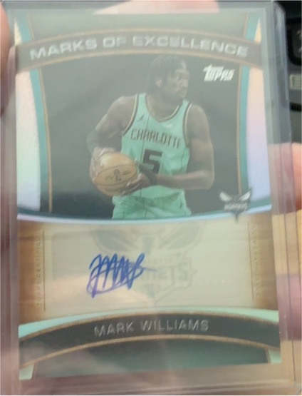 2025-26 Topps Marks of Excellence #ME-MW Mark Williams — front