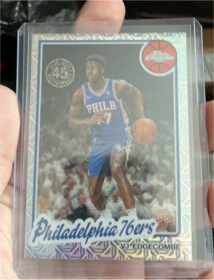 2025-26 Topps Chrome #TC-CE VJ Edgecombe — front
