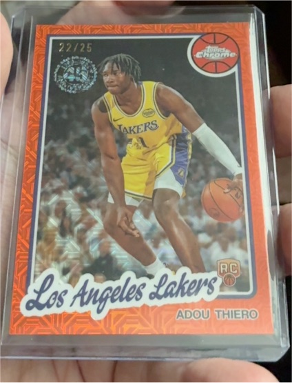 2025-26 Topps 1980-81 Topps Chrome #TC-AH Adou Thiero Rookie — front
