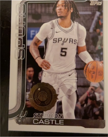 2025-26 Topps #197 Stephon Castle — front