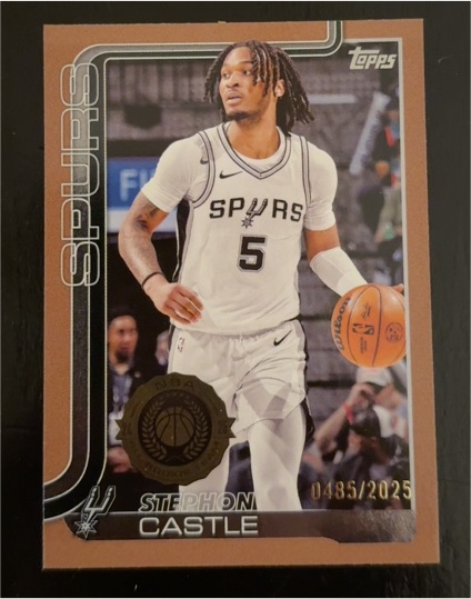 2025-26 Topps #197 Stephon Castle — front
