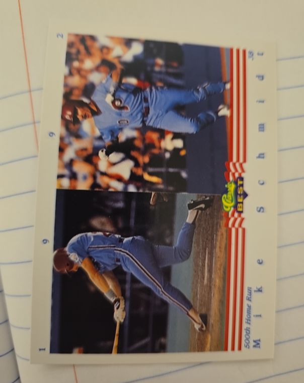 1992 Classic Best #100 Mike Schmidt — front