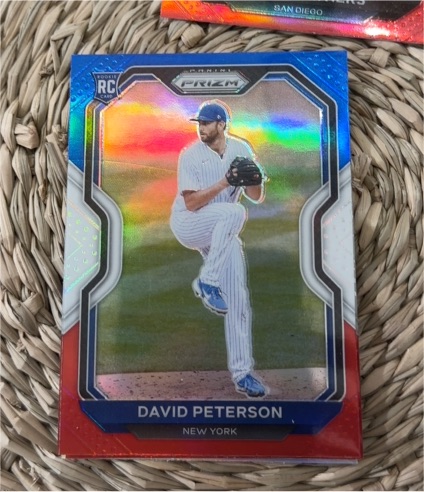 2021 Panini Prizm #62 David Peterson — front