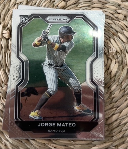 2021 Panini Prizm #196 Jorge Mateo — front