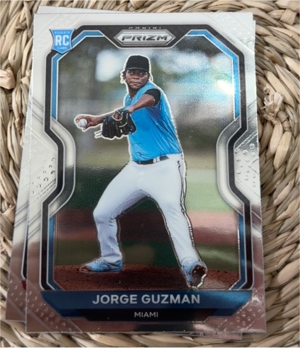2021 Panini Prizm #27 Jorge Guzman — front