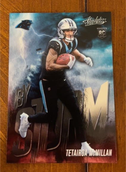 2025 Panini Absolute #16 Tetairoa McMillan By Storm — front