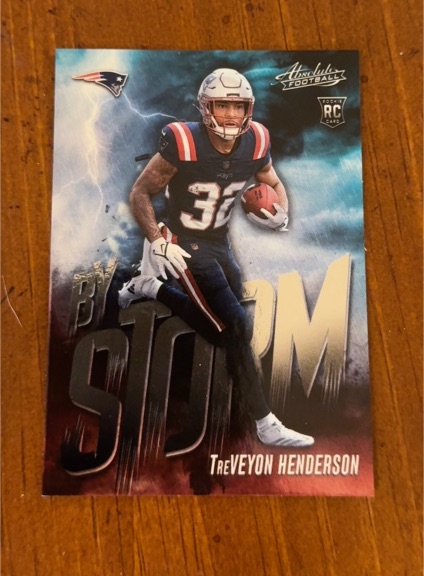 2025 Panini Absolute By Storm #19 TreVeyon Henderson — front