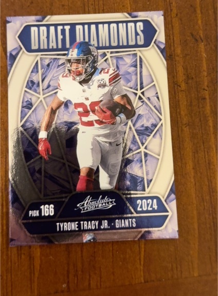 2024 Panini Absolute Draft Diamonds #166 Tyrone Tracy Jr. — front