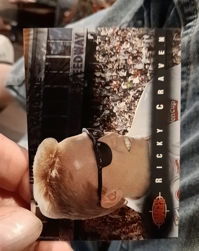 1997 Hendrick Motorsports Ricky Craven Racing Card — front