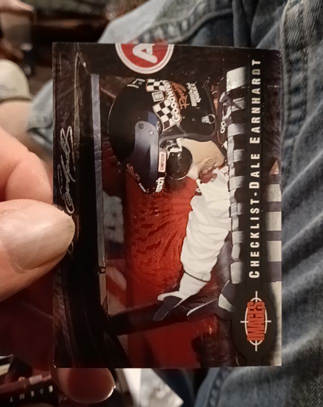 1994 Donruss #1 Dale Earnhardt Checklist — front