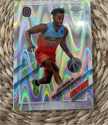 2021-22 Topps Chrome Overtime #72 Jean Montero RC — front