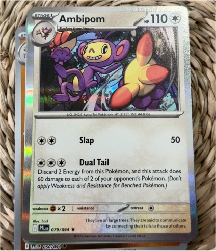 2025 Pokémon Phantasmal Flames #079 Ambipom — front