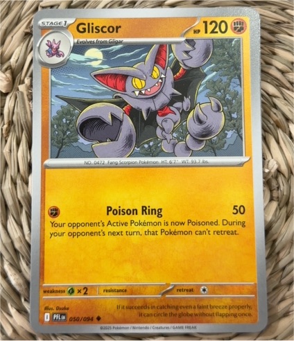 2025 Pokémon ME02: Phantasmal Flames #050 Gliscor — front