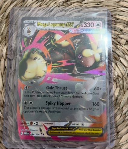 2014 Pokémon TCG Phantasmal Flames #084 Mega Lopunny ex — front