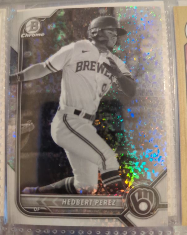 2022 Bowman Chrome #BCP-162 Hedbert Perez — front